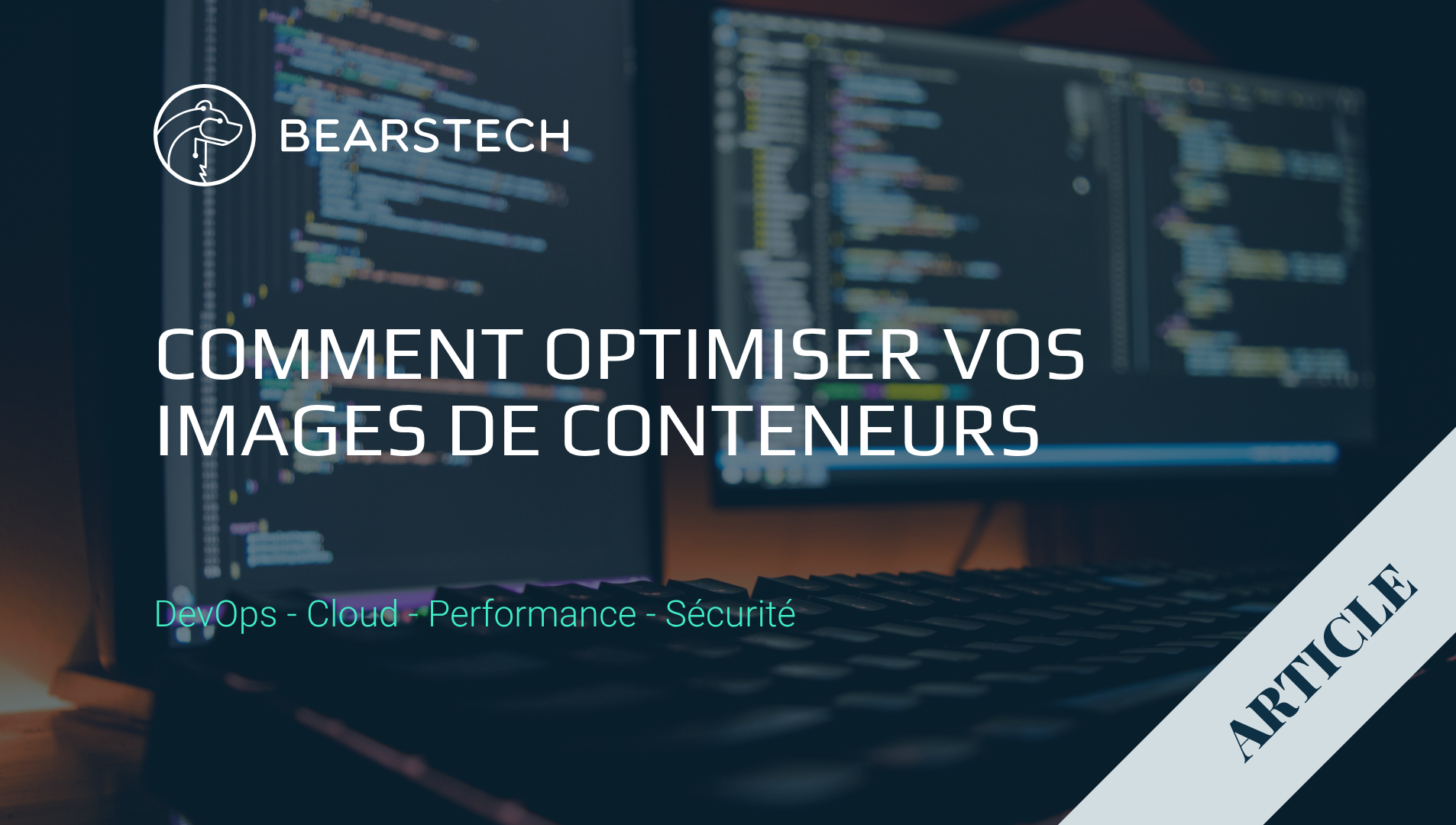 Illustration article optimisation image docker